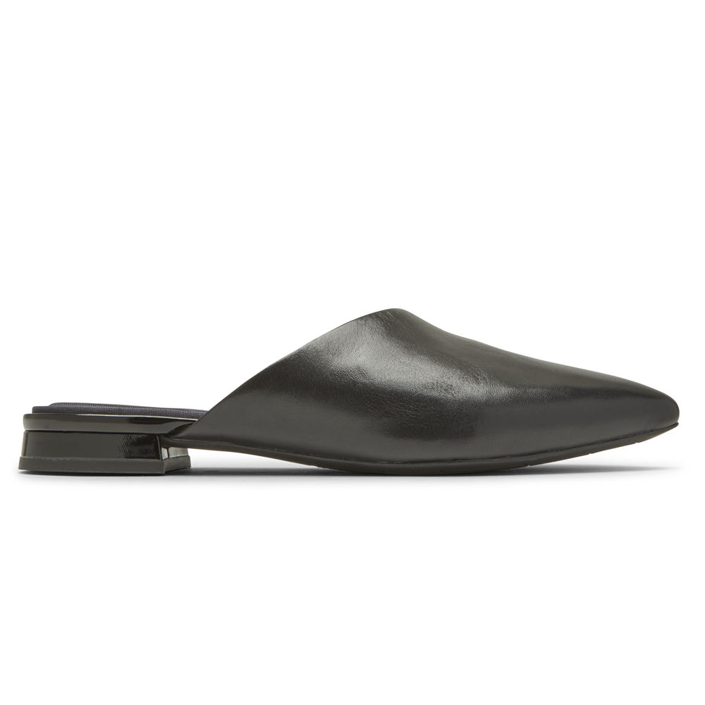 Rockport Muldyr Dame Svart - Total Motion Zuly Asymmetrical - ZFGL60182